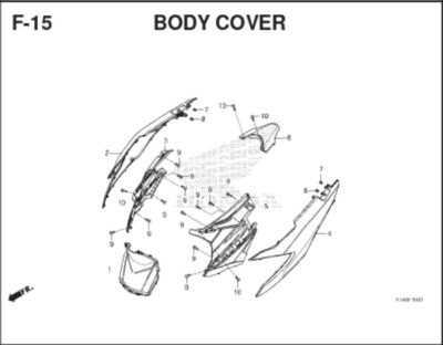 Katalog Suku Cadang Honda BeAT K1A