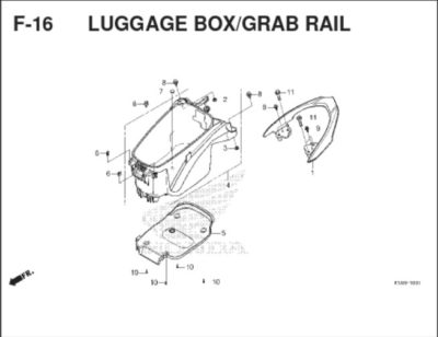 Katalog Suku Cadang Honda BeAT K1A