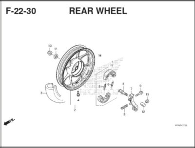 Katalog Suku Cadang Honda BeAT K1A