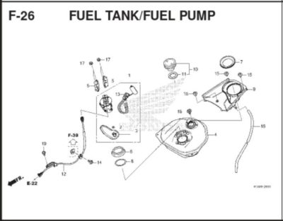 Katalog Suku Cadang Honda BeAT K1A