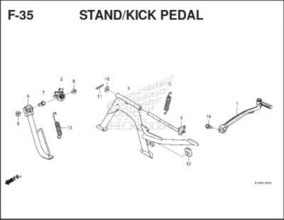 Katalog Suku Cadang Honda BeAT K1A