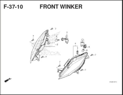 Katalog Suku Cadang Honda BeAT K1A