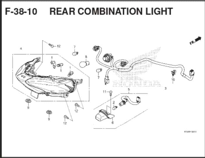 Katalog Suku Cadang Honda BeAT K1A