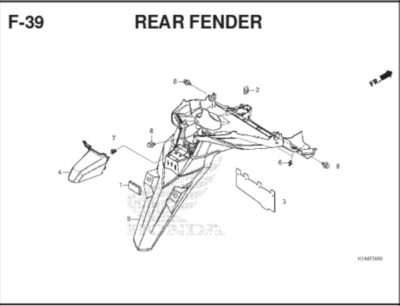 Katalog Suku Cadang Honda BeAT K1A