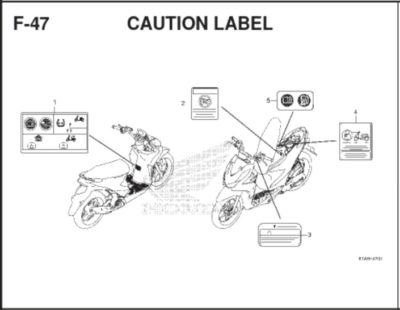 Katalog Suku Cadang Honda BeAT K1A