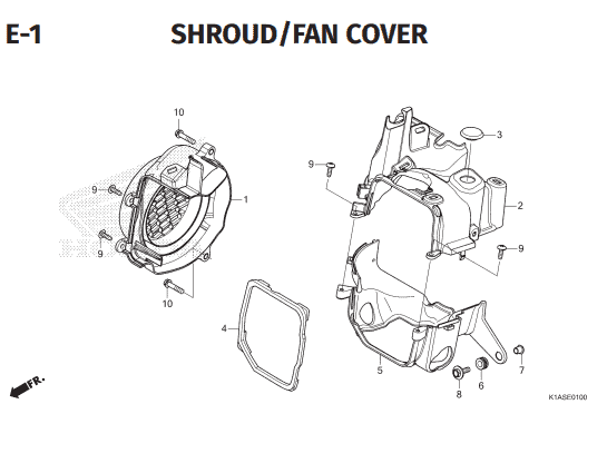 Katalog Suku Cadang Honda New BeAT K1AL