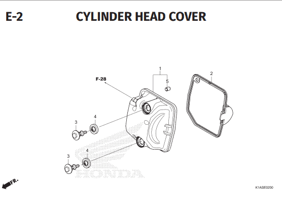 Katalog Suku Cadang Honda New BeAT K1AL