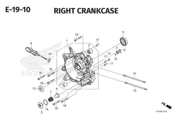 Katalog Suku Cadang Honda New BeAT K1AL