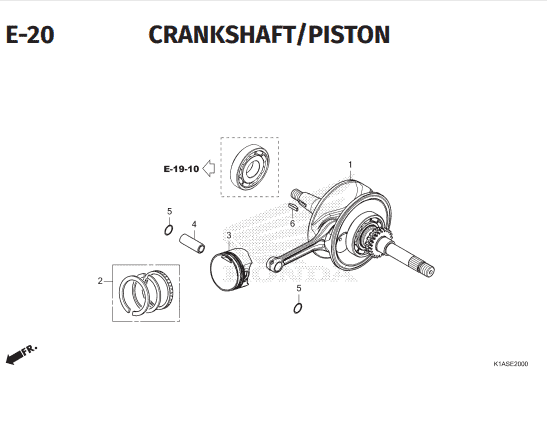 Katalog Suku Cadang Honda New BeAT K1AL