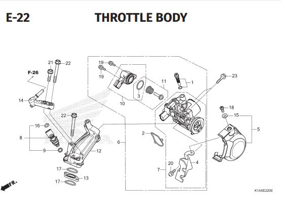Katalog Suku Cadang Honda New BeAT K1AL