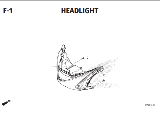 Katalog Suku Cadang Honda New BeAT K1AL