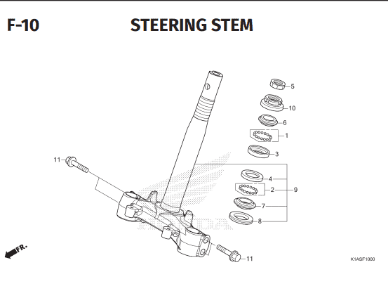 Katalog Suku Cadang Honda New BeAT K1AL