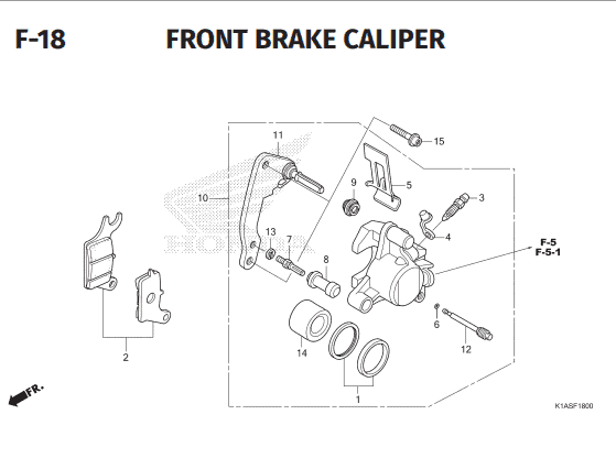Katalog Suku Cadang Honda New BeAT K1AL