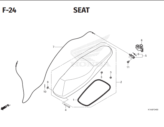 Katalog Suku Cadang Honda New BeAT K1AL