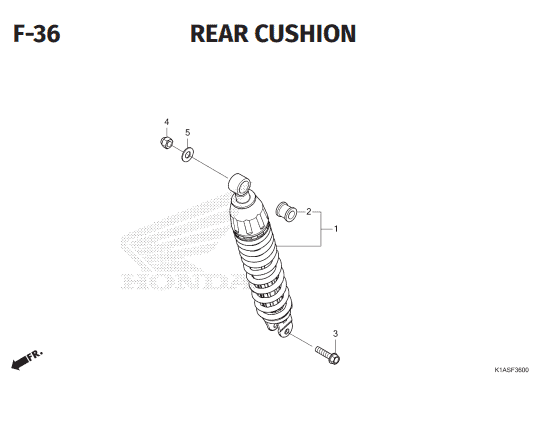 Katalog Suku Cadang Honda New BeAT K1AL