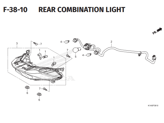 Katalog Suku Cadang Honda New BeAT K1AL