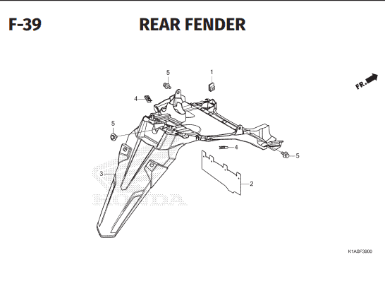 Katalog Suku Cadang Honda New BeAT K1AL