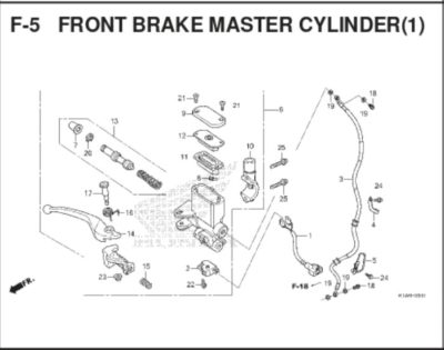 Katalog Suku Cadang Honda BeAT Street eSP K1A