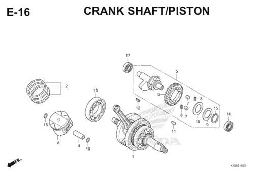 Katalog Suku Cadang Honda CB150R StreetFire K15