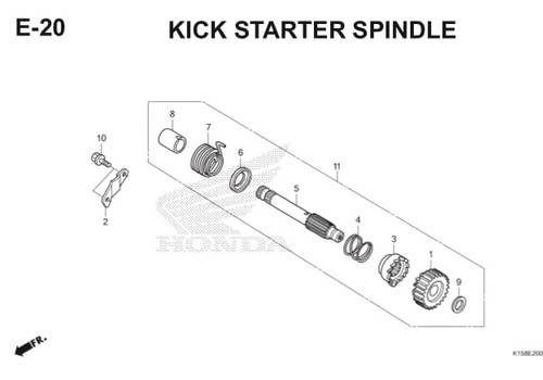 Katalog Suku Cadang Honda CB150R StreetFire K15