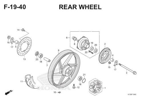 Katalog Suku Cadang Honda CB150R StreetFire K15