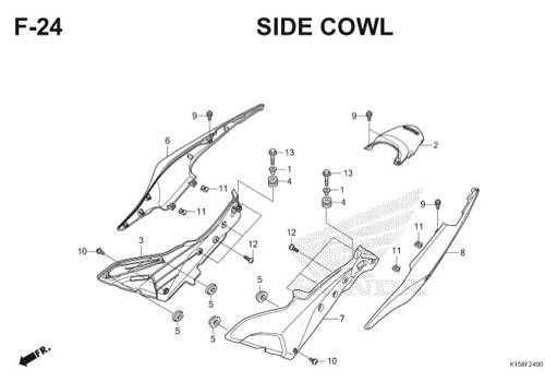 Katalog Suku Cadang Honda CB150R StreetFire K15