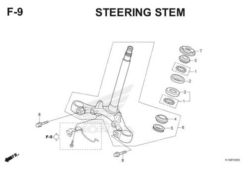 Katalog Suku Cadang Honda CB150R StreetFire K15