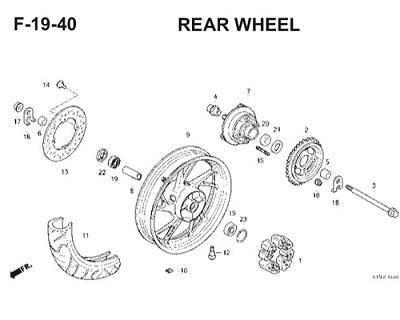 Katalog Suku Cadang Honda CB150R StreetFire K15G