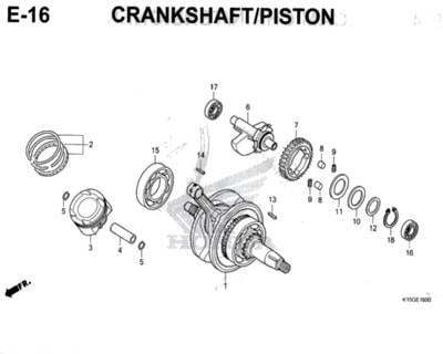 Katalog Suku Cadang Honda CB150R StreetFire K15M