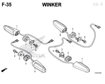 Katalog Suku Cadang Honda CB150R StreetFire K15M
