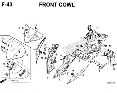 Katalog Suku Cadang Honda CB150R StreetFire K15M