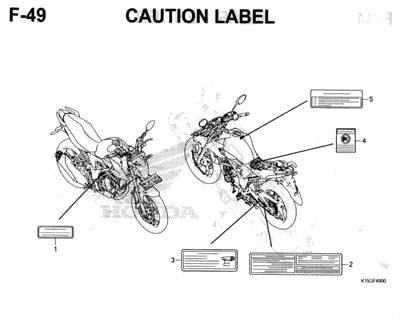 Katalog Suku Cadang Honda CB150R StreetFire K15M