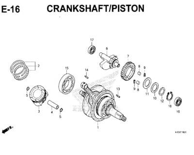 Katalog Suku Cadang Honda CBR 150R K45N