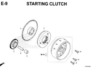 Katalog Suku Cadang Honda CBR 150R K45N