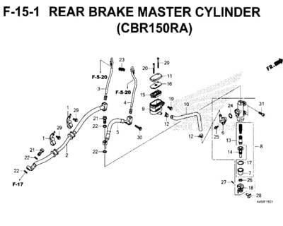 Katalog Suku Cadang Honda CBR 150R K45N