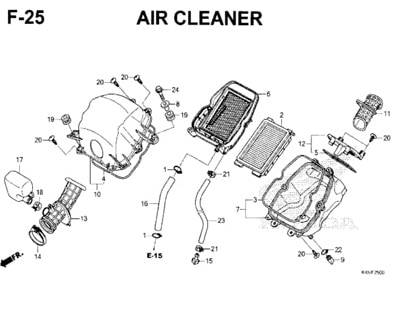 Katalog Suku Cadang Honda CBR 150R K45N