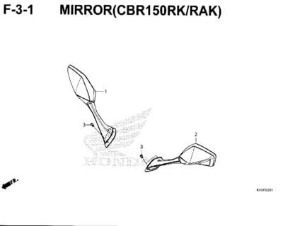 Katalog Suku Cadang Honda CBR 150R K45N
