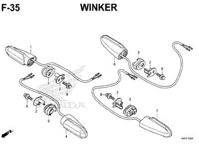 Katalog Suku Cadang Honda CBR 150R K45N