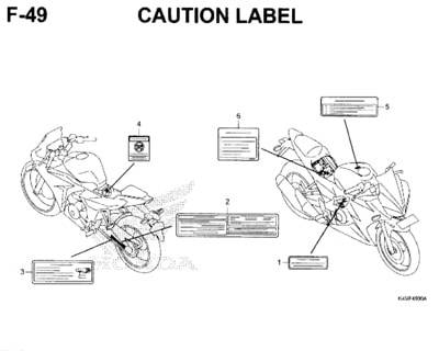 Katalog Suku Cadang Honda CBR 150R K45N
