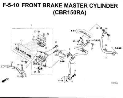 Katalog Suku Cadang Honda CBR 150R K45N