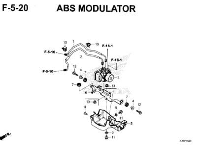 Katalog Suku Cadang Honda CBR 150R K45N