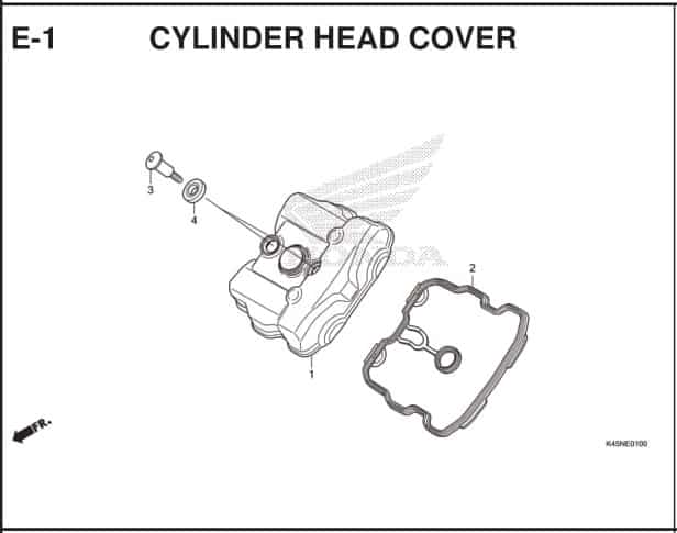 Katalog Suku Cadang Honda CBR 150R K45R