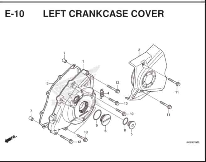 Katalog Suku Cadang Honda CBR 150R K45R