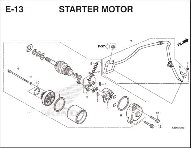 Katalog Suku Cadang Honda CBR 150R K45R