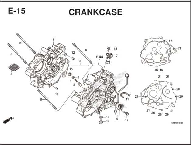 Katalog Suku Cadang Honda CBR 150R K45R