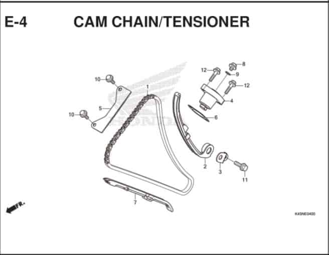 Katalog Suku Cadang Honda CBR 150R K45R