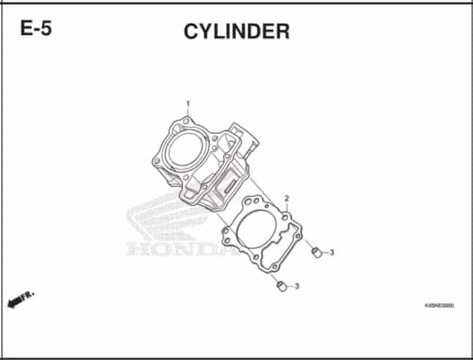 Katalog Suku Cadang Honda CBR 150R K45R