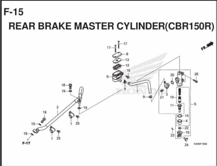 Katalog Suku Cadang Honda CBR 150R K45R