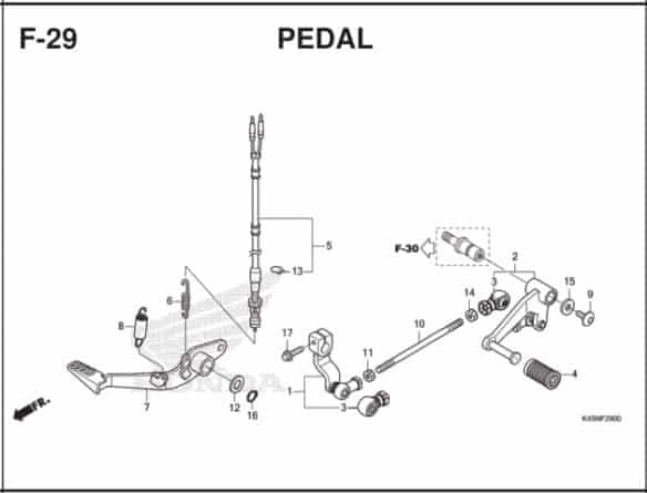 Katalog Suku Cadang Honda CBR 150R K45R
