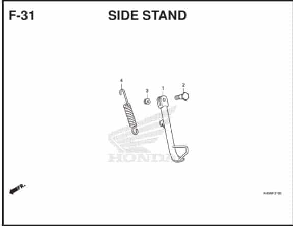 Katalog Suku Cadang Honda CBR 150R K45R